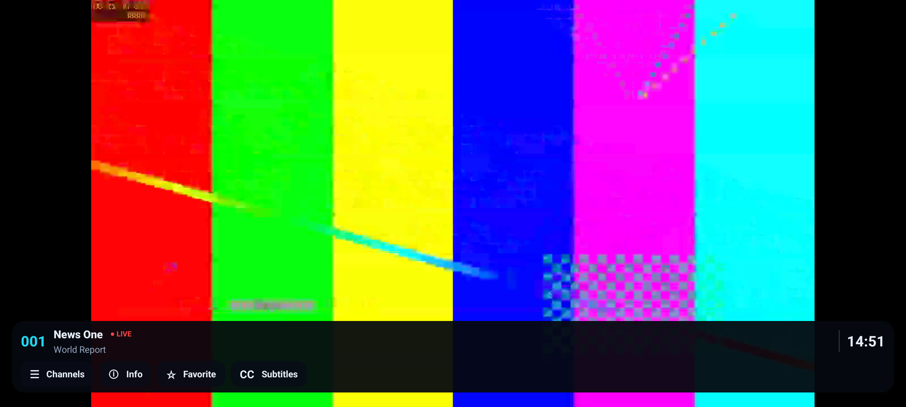 Fullscreen video with the now-playing bar